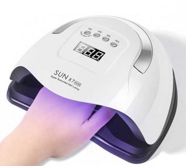 LED UV Nageltrockner X9 220W Nagellampe Lichthärtungsgerät für alle Geltypen mit LCD-Display 