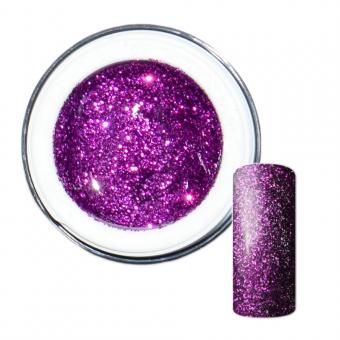 5ml Farbgel Violet Glamour Night Glitter Lila 