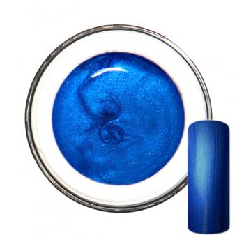 5ml Farbgel Royal Blue blau Pearl Effekt hochdeckend 
